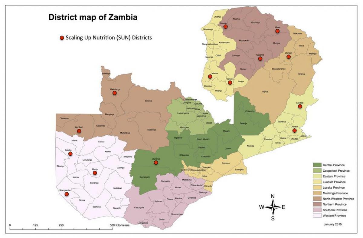 Замби дүүрэг шинэчилсэн газрын зураг