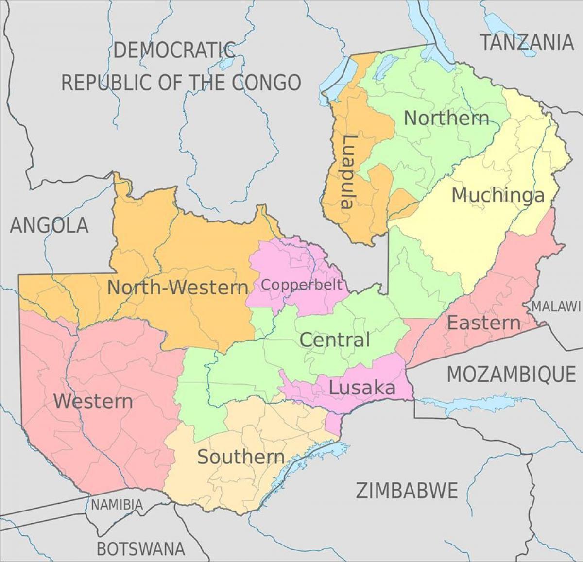 зураг Замби харагдаж байгаа 10 аймгийн